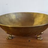 Round brass dish