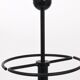 Porte-parapluie noir post-moderne Castiglioni style Memphis, Italie, années 1980