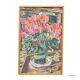 Oil painting by Alexander Michael of cyclamen (Alpenveilchen), 1978