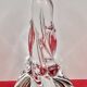 Twisted crystal lamp base - 15 / 17 cm