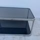 Chrome and smoked glass coffee table from the 1970s.