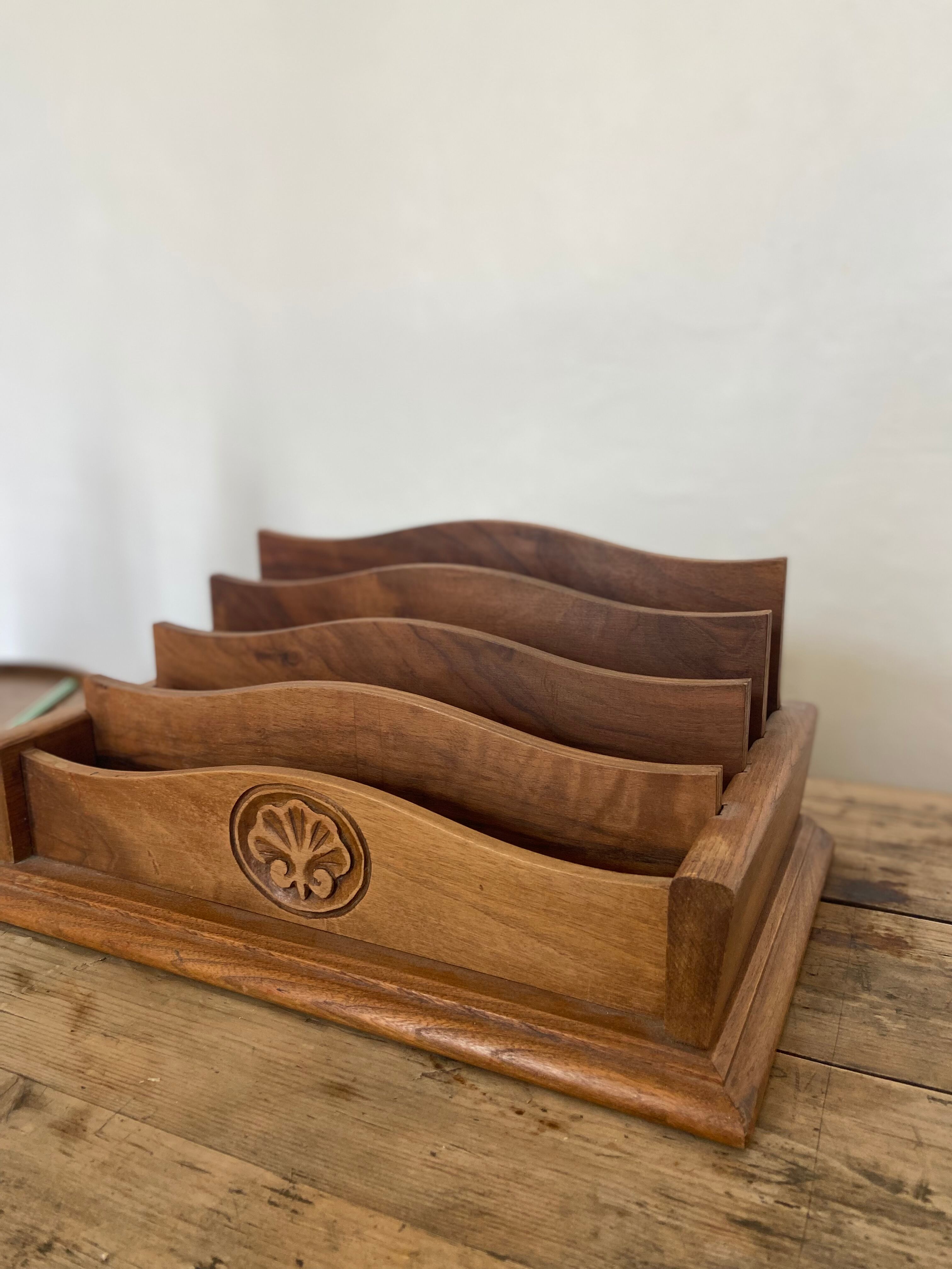 Vintage wooden mail range