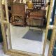 Large framed mirror from the 19th century