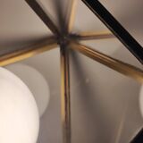 Lantern walkable glass and brass
