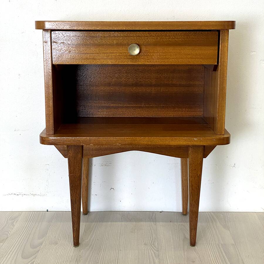 Vintage 60's bedside table