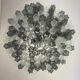 Venetian Lustre In Murano Glass Grey/Blue And Transparent