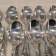 12 silver-plated coffee spoons by Christofle Marly, 13.6 cm