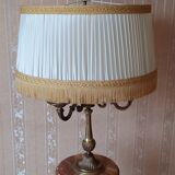 Solid bronze lamp Louis xv style 3 branches