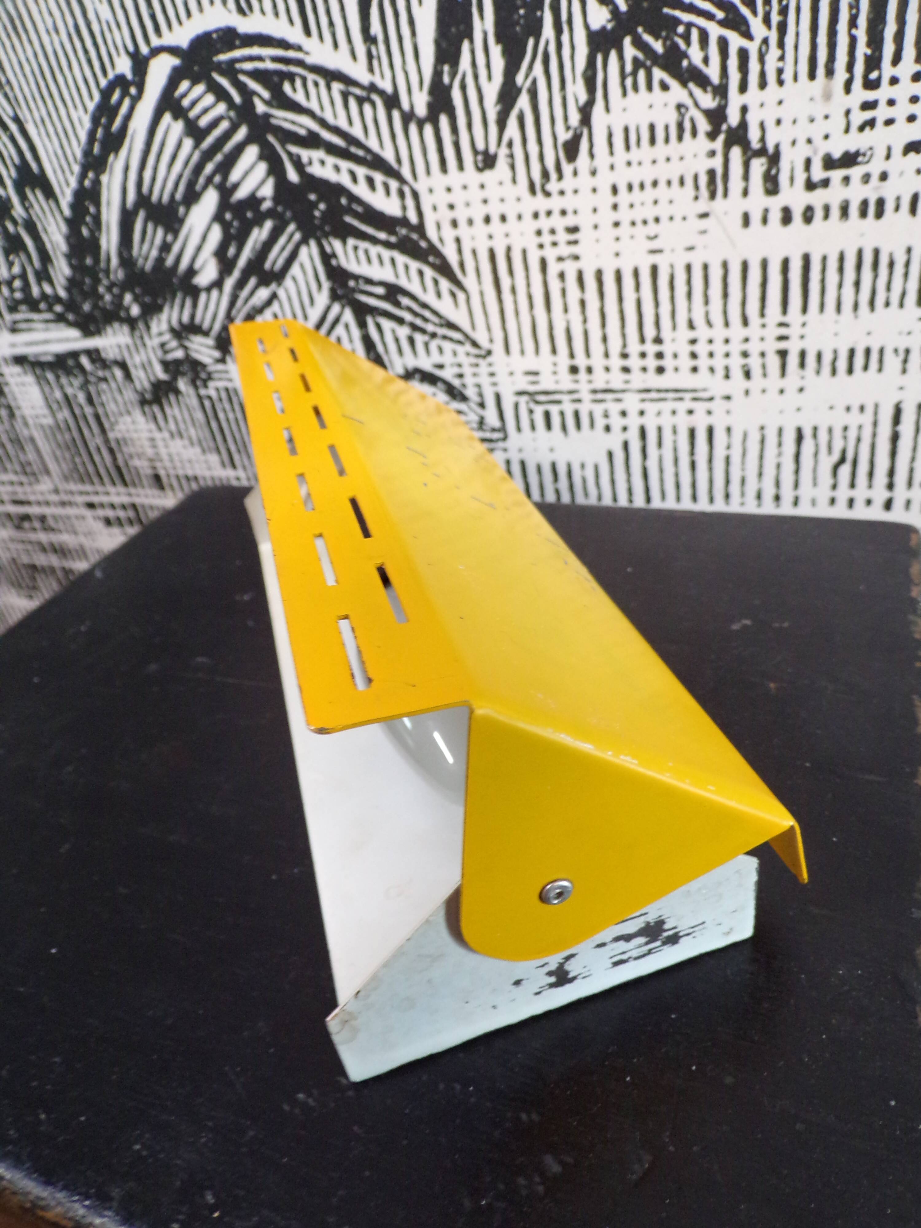 Vintage shutter wall lamp