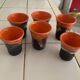 Set of 6 small liqueur cups Valauris