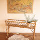Jardinière en rotin vintage chic & bohème