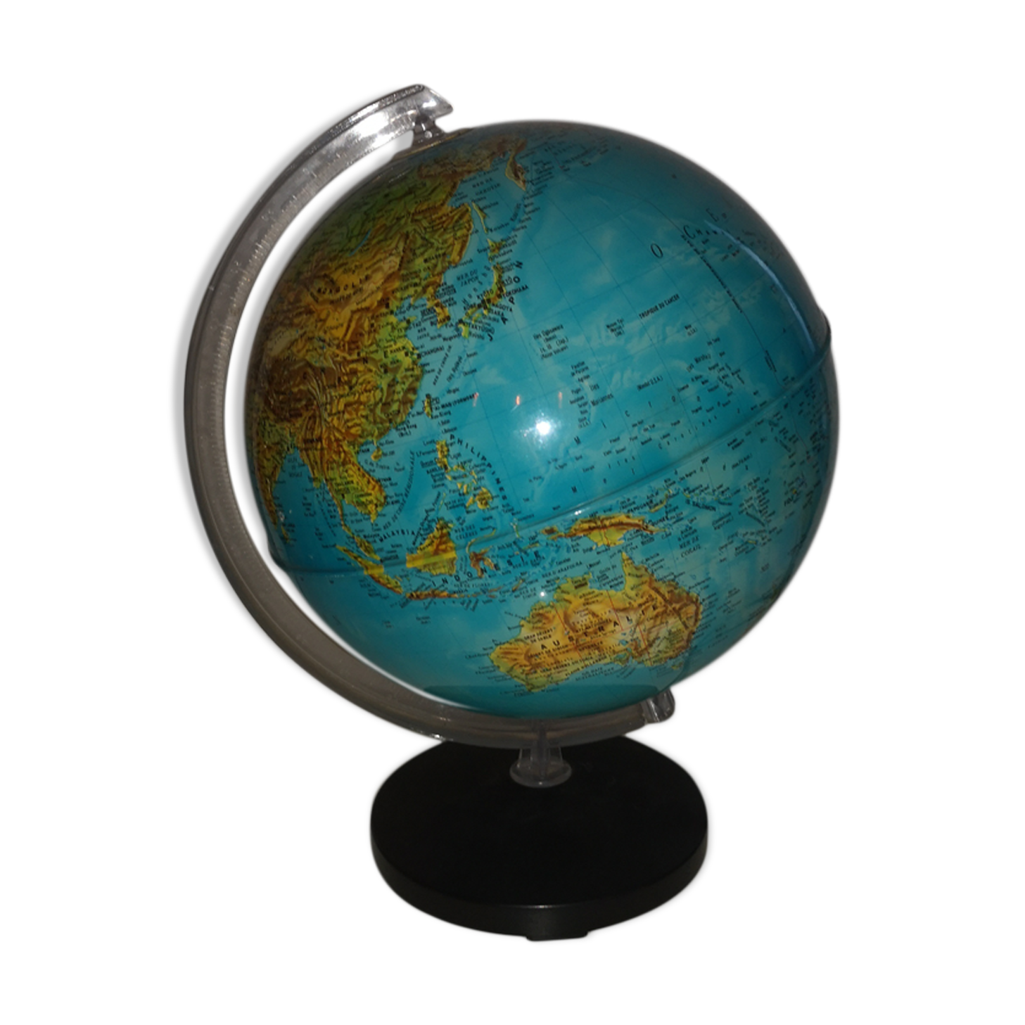 Lampe globe terrestre Jacqueline Levi Spivakoff