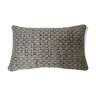 Cushion beige black white pattern