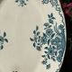 Old earthenware oblong dish, Sarreguemines service Moscow 1900-1925