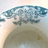 Toilet pitcher "chubby" in grey-blue, Les Canards de Sarreguemines