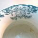 Toilet pitcher "chubby" in grey-blue, Les Canards de Sarreguemines