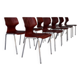 Set of 10 Pagholz chairs