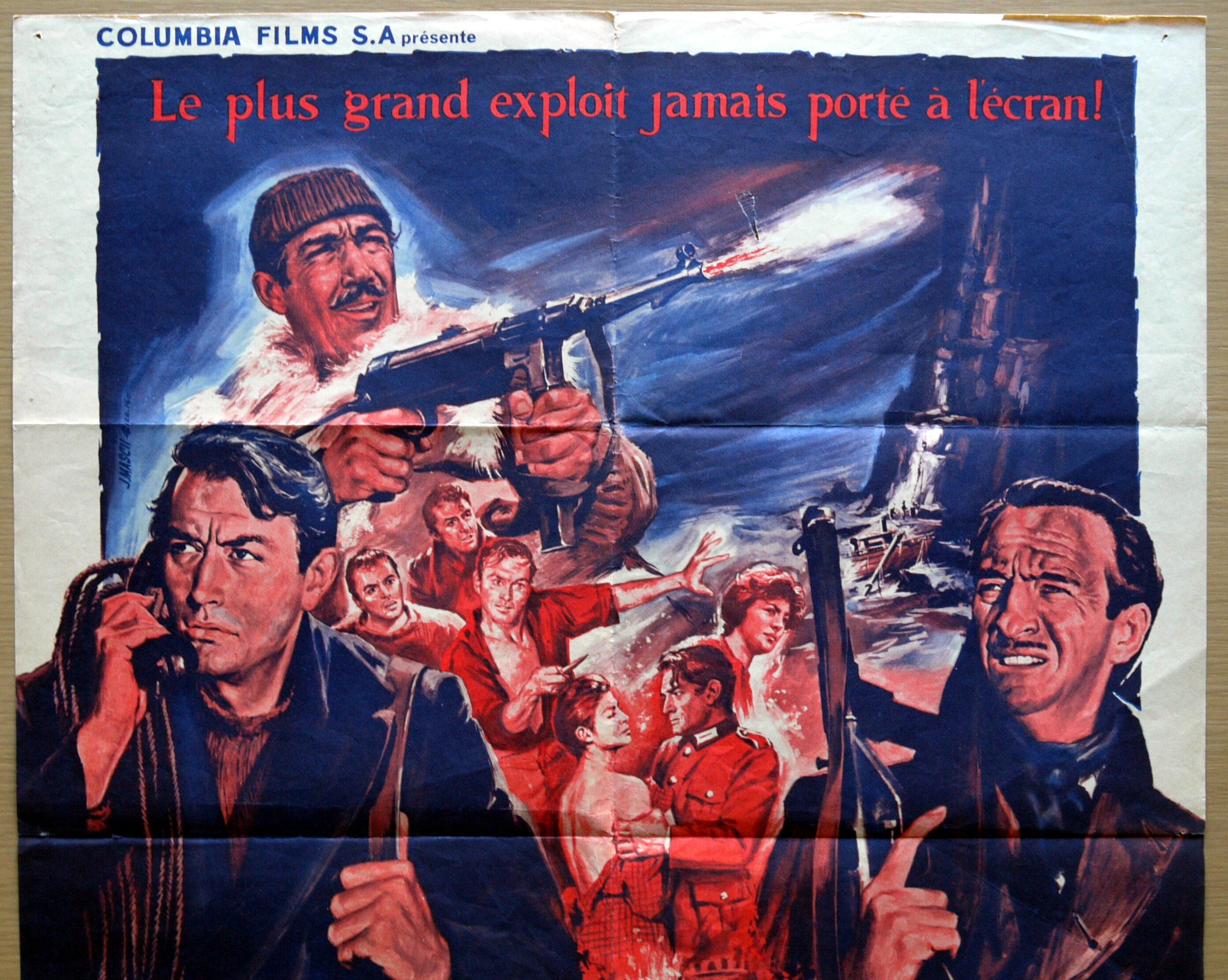 Original cinema poster "the canons of navarone"