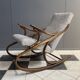 Fauteuil à bascule par TON / Thonet années 1960