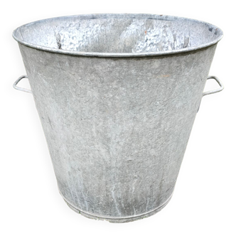 Bassine ancienne en zinc