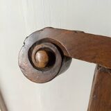 Dagobert armchair in carved wood