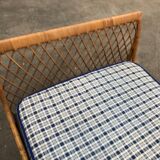 Vintage rattan bed 1970