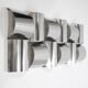 Contemporary wall light in stainless steel and metal.