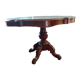 Console table in wood and marble