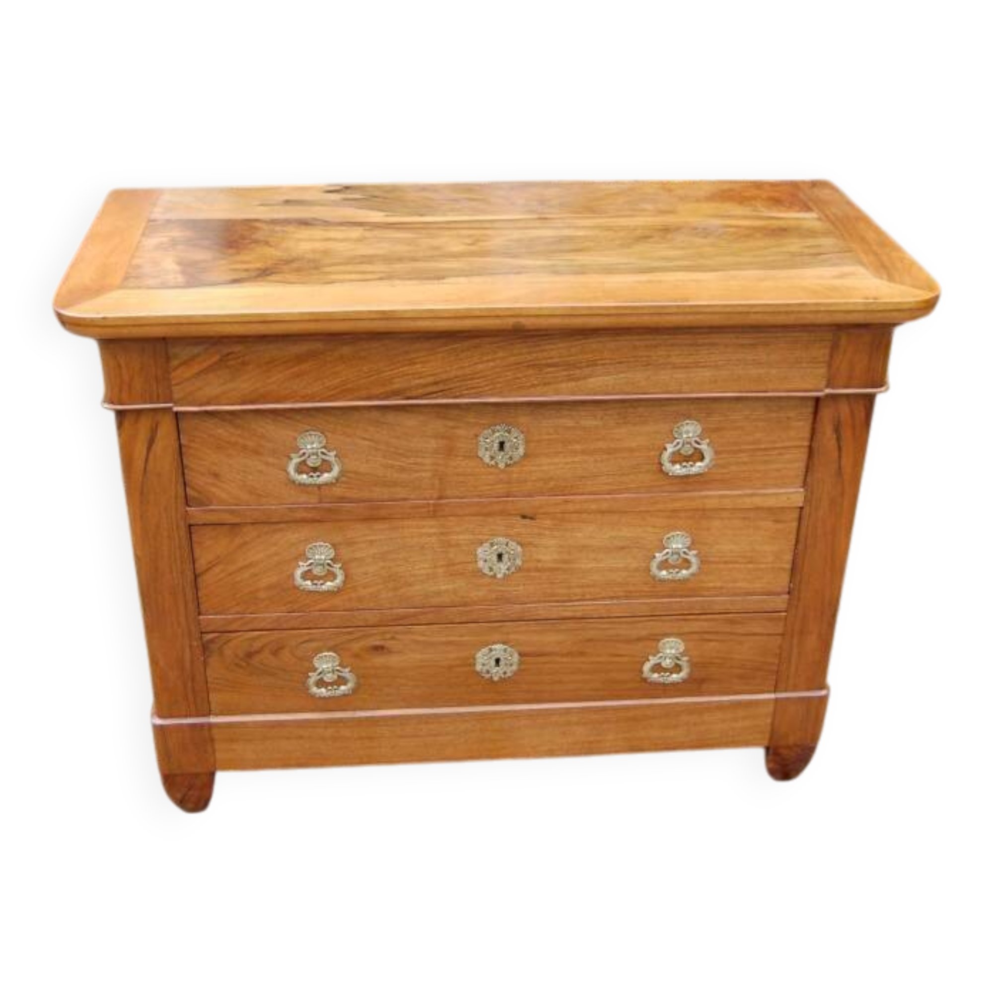 commode d époque louis philippe en noyer du 19e siécle