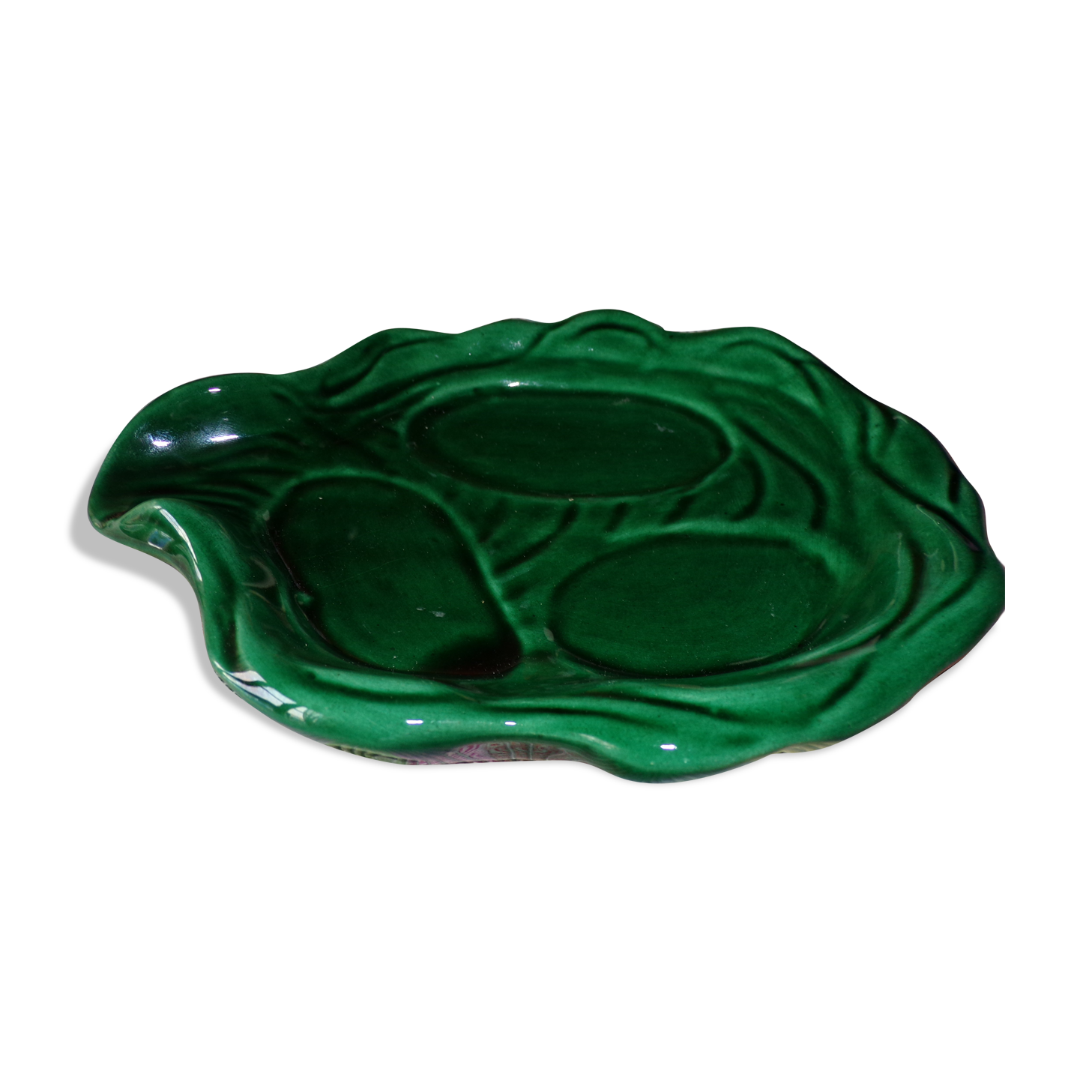 Vacuum former pocket vallauris ceramic green