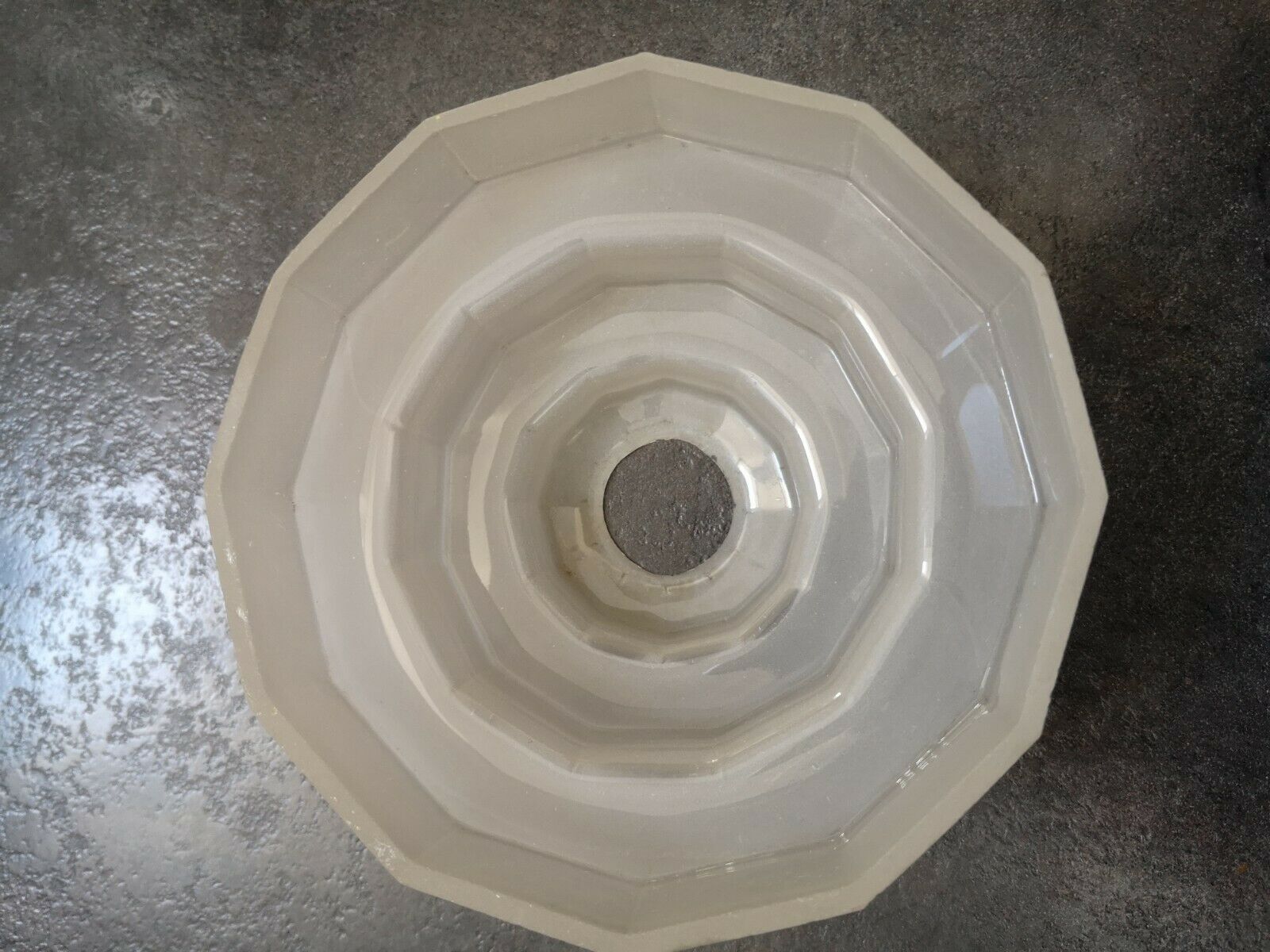 Lampshade pressed glass paste chandelier chandelier art deco wall lamp TBE Ø 13 cm