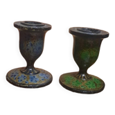 Pair of vintage candlesticks