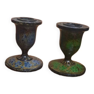 Pair of vintage candlesticks