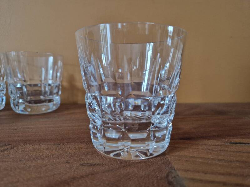 Saint Louis Crystal - Set of 6 Manhattan model whisky glasses