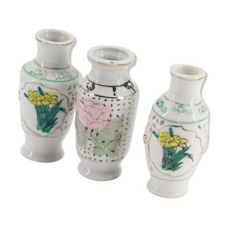 Lot de 3 vases chinois