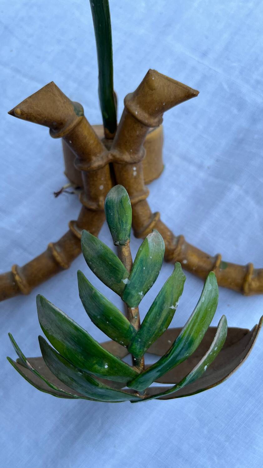 Pair of metal wall lights from the 60s/70s