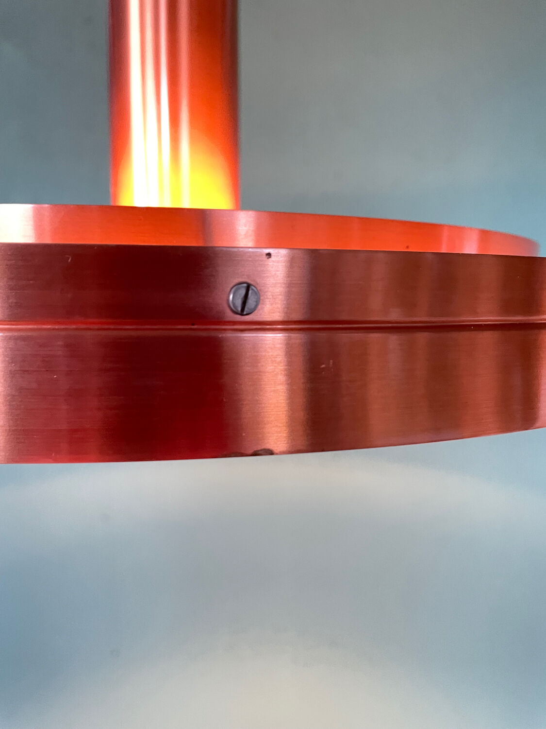 Vintage 1960s Fibonacci pendant in copper by Sofus Frandsen for Fog and Mørup