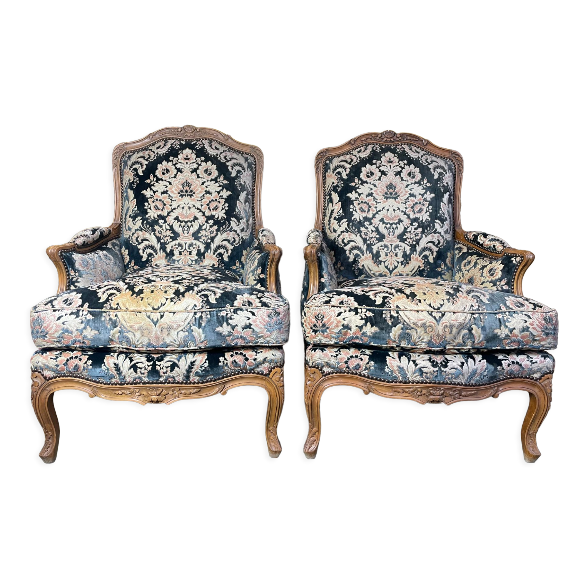 Pair of Louis XV style shepherdesses