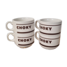 Vintage Choky coffee chocolate cups