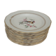 11 gien Tokio diam earthenware plates 18.5 cm