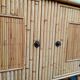 Vintage bamboo 50s enfilade French work