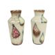 Couple West Germany Vases Bay Keramik Abstract Marble Pattern 606-20