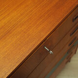 Commode en teck, design danois, années 1970, fabriqué au Danemark