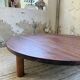 Table basse ronde tripode années 50