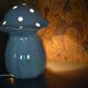 Iridescent ceramic night light for children, Italian.