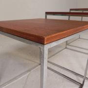 Ensemble de 3 tables d'appoint, ensemble mimi, années 1960