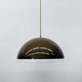 Mushroom hanging lamp brown , 1970s