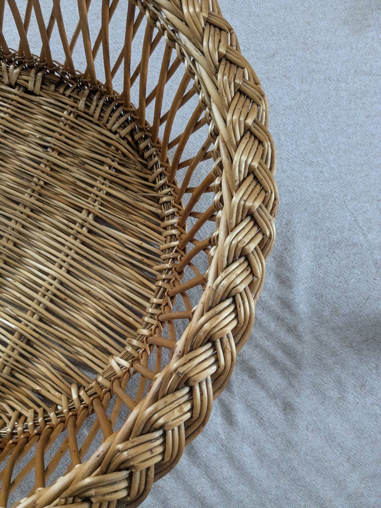 Panière en rotin 
