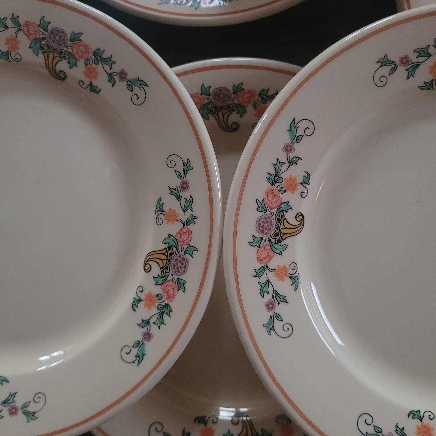 Set of 11 Saint-Clément plates, Félicie collection – 1960s