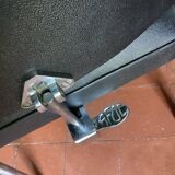 Afoc Vintage 60s/70s Hairdressing Chair - Chrome and Black Faux Leather